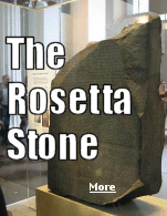 Discovered by one of Napoleon's soldiers in 1799 durning a French expedition to Egypt, the stone provided the key to translating previously unreadable Egyptian hieroglyphs.  